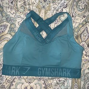 blue gymshark sports bra